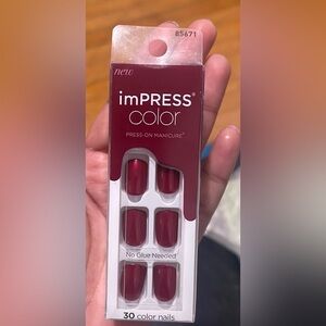 imPress Press on Nails Red Velvet